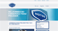 Desktop Screenshot of carservice-preusser.de